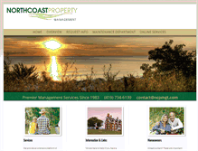 Tablet Screenshot of northcoastpropertymanagement.com